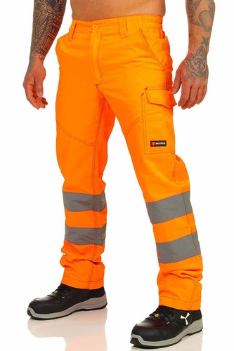 Herren lange warnschutz hose - warnschutz,