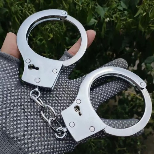 Handschellen polizei metall - handschellen,