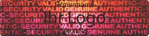 Hologramm-Aufkleber