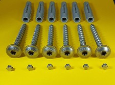 6 Stk. Fenstergitterschrauben