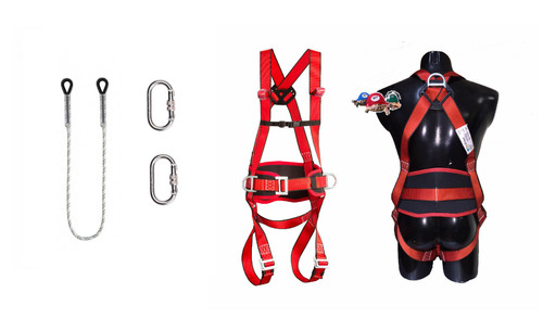 Set auffanggurt seil - set, +2m