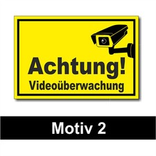 Schild Achtung