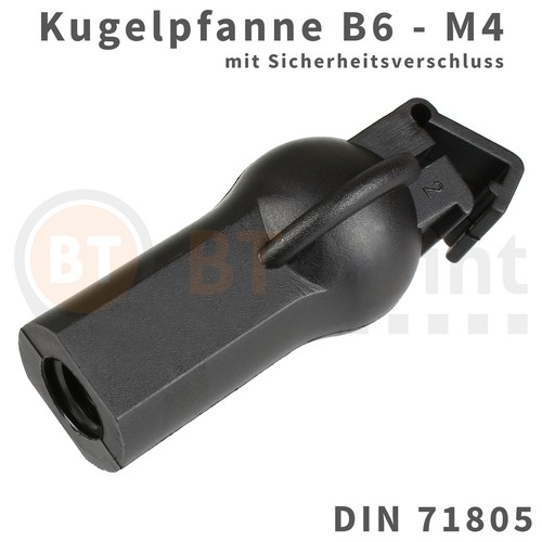 Kugelpfanne kunststoff m4 - kunststoff,