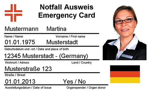 Notfallausweis - ,