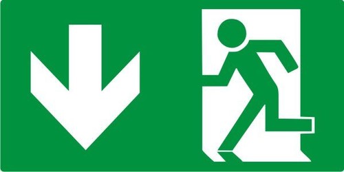 Fluchtweg notausgang - fluchtweg,