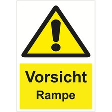 Schild Sicherheit - Warnung -